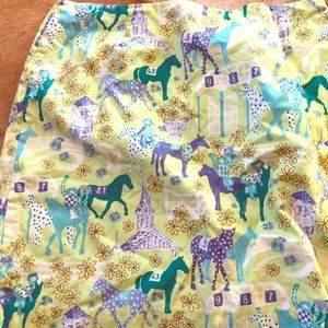 Lilly Pulitzer Horses Skirt